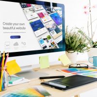 Graphic design studio website builder
