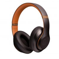 High-quality headphones on a white background. Headphone product photo beats