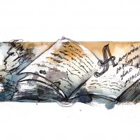 pencil with the plot of a school subject